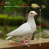 Jardim Pátio Animais Decorativos Pombo Branco Enfeites Criativos Adereços Para Casa Pássaros De Resina Modelo De Casa Artesanato