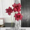 Materiales Florales Rojos, Decoraciones con Flores Artificiales, Decoraciones de Boda, Arreglos para Mesa de Comedor de Sala, Ramos, Exhibiciones de Flores Falsas, Arte Floral