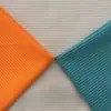 Tela Elástica de Punto Canalé Pequeño 2x2 210g Poliéster-Spandex Alta Elasticidad Tela para Camisola sin Mangas Camiseta de Capa Base para Mujer