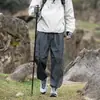 Izx Green Label - Calças Outdoor Série Montanha Masculinas Retrô Americano Roupa de Trabalho Casual Jogger Solto Marca Tendência