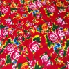 Sábana de Cama para Boda Diseño de Tela Flor Grande del Noreste Flor de Peonía Estilo Rústico Decoración de Volante Tela para Ropa Tradicional