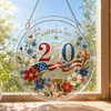 Ornamentos de Acrílico para Janela com Quebra-Cabeça para Celebração do 250º Aniversário