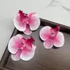 Grampo de flor de Phalaenopsis tiara de flor materiais florais DIY acessórios de cabelo acessórios de casamento flores artificiais flor lembrança buquê