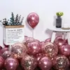 Paquete de Globos Decoración Cumpleaños Globo Metálico Engrosado Globo Propuesta Confesión Globo Decoración Escena Fiesta Boda