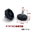 Xinhuiyang en stock m8 pie ajustable mesa y silla estante oficina pie ajustable mano ajustable octogonal