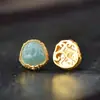 Acessórios Estilo Chinês Incrustados com Pequenas Gotas na Cor de Jade para Pulseiras, Colares, Pingentes e Acessórios de Ágata DIY