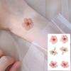 Tatuaje de Flor de Cerezo Pequeño Fresco Estilo Ins Resistente al Agua Larga Duración Lindo Mano de Niña Flor Sencilla Patrón Pequeño Calcomanía Clavícula