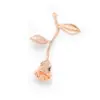 Fábrica direta diy material de acessórios de joalheria semiacabados pingente de rosa tridimensional colar pulseira brincos pingente