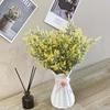 Flor Falsa Escandinava Transfronteriza Lavanda Boda Boda Hogar Decoración Flor de Plástico Flocado Espíritu Vainilla Plantas Verdes