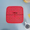 Pad Cuadrado para Freidora Molde de Galleta de Chocolate Molde para Pastel Molde de Silicona para Dulces de Helado