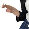 Nuevo Pulsera de Corazón Estilo Coreano para Mujer, Moda Retro, Estilo Hip-Hop, una Cadena de Pulseras con Forma de Corazón, Joyería Artística Hecha a Mano, de Moda