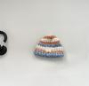 Gorro de punto a rayas de colores para niños, otoño e invierno, sombrero nuevo a prueba de viento, protección para los oídos, cálido, gorro de lana de invierno coreano