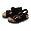 RUIZUSTOCK Nueva Llegada de Primavera Sandalias de Corcho Escarchado para Niños Zapatos de Playa para Niños Pantuflas para Estudiantes Exterior