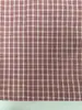 Tela de cuadros teñida en hilo lista para stock para primavera y verano con textura de burbujas, tacto de textil para el hogar, ropa para hombres y mujeres, camisas y sombreros