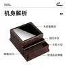 Estuche de cigarrillos automático pop-up de 40 piezas de gran capacidad estilo retro, a prueba de humedad, resistente a la presión, portátil, adecuado para decoración de oficina y sala de té