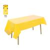 Mantel desechable de plástico con impresión de color sólido, película de aluminio PE impresa, monocromática, para escritorio, venta al por mayor