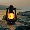 Rongzhuo2025 Amazon Transfronterizo Recargable Barra LED Lámpara de Mesa Luz de Atmósfera Decorativa Linterna de Llama Retro