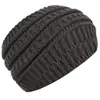 Diadema de Nuevo Estilo para Amazon Transfronterizo, Diadema Cálida Protectora de Orejas, Gorro con Abertura Superior para Cola de Caballo, Gorro de Punto Trenzado