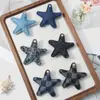 Moda Retro Estilo Páramo Multicolores Cuadros Estampado Leopardo Lentejuelas Estéreo Mezclilla Estrella Accesorios para Joyería DIY Colgante