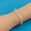 Pulsera de Cristal de Punta de Colorido Ultra-flash Fina AB Hecha a Mano Sencilla Pulsera de Hilo Texturizado de Lujo Ligero Pulsera para Mujeres