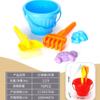 Conjunto completo de brinquedos de praia para crianças transfronteiriços, ferramentas para meninos e meninas, escavação de areia e brinquedos para brincar na água, terno de praia, balde, pá, atacado