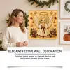 Set de Arte Decorativo Navideño: Decoraciones de Brillo Texturizado Tridimensionales para el Hogar, Colgantes de Pared Artísticos Temáticos de Navidad y Manualidades