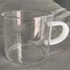 Gran cantidad y precio excelente taza de té de borosilicato alto con taza maestra para beber agua taza de té pequeña de kung fu transparente resistente al calor