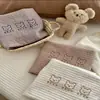 Han Feng Oso Acolchado de Algodón Bordado Funda de Almohada Individual Dormitorio de Estudiante Cambio de Funda de Almohada de Algodón 48*74'