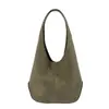Bolso de mano de moda retro para mujer, estilo coreano, adecuado para el trabajo y los desplazamientos, bolso de axila, bolso de hombro de color liso de moda otoño 2026, venta al por mayor
