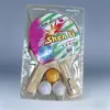 Raqueta de Tenis de Mesa Vincero con Soporte de Red, Red de Tenis de Mesa, 2 Raquetas, 3 Pelotas, Raqueta Horizontal, Pelotas Gratis, Empaque en Inglés, Esponja