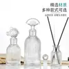 Frasco Transparente Espesso para Aromaterapia de Vidro Material Cristal Branco Frasco Romano de Vidro para Aromaterapia com Tampa Sub-frasco para Aromaterapia