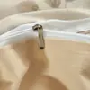 Encuentra el estilo acogedor del conjunto activo de cuatro piezas de algodón 100% cepillado ecológico, cálido y grueso para invierno, con estampado digital, ropa de cama Nantong
