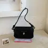2026 Nueva Bolsa para Mujer Moderna de Viaje Diaria Bolso de Hombro Diseño de Nicho Lazo Bolso Cruzado Pequeño Cuadrado para Viajes
