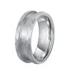Anel de Aço para Desenho de Fio de Martelo 8mm Cor de Aço Tungstênio Emblema Vazio Anel Cruzado Venda Quente Transfronteiriça Anel de Dedo Semi-acabado Zircônia Exquisita