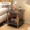Armário de Cabeceira Simples para Quarto Madeira Maciça Artefato de Substituição para Armário de Cabeceira de Quarto Doméstico Mesa Lateral Extremamente Estreita Prateleira de Armazenamento