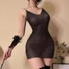 Lencería Sexy con Pajitas para Niñas, Diamante Brillante, Chica Sexy Caliente, Camisola Transparente, Deseo Puro, Delgada y Adelgazante, Camisón de Deseo Puro 1457