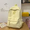 Mochila Nueva y Elegante Estilo Coreano con Alto Atractivo Estético, Adecuada para Niñas, Viajes Casuales, Bolsa Ligera de Doble Hombro con Patrón de Estrellas, Mochila para Estudiantes