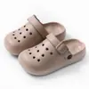 Tamancos Infantis Coreanos para Pais e Filhos, Sandálias Fechadas de Verão da Moda para Uso Externo, Eva Antiderrapante, Sola Macia, Sandálias de Casal