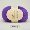 Fio Fino de Mohair de Bebê Sul-Africano Tecido à Mão Pelúcia Cachecol Xale Fio para Suéter Lã Macia Cashmere Fiação