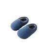 Pantuflas de algodón abiertas para niños para usar en exteriores, nuevo estilo coreano otoño e invierno 2026, pantuflas de felpa cálidas y peludas para casa para niños y niñas