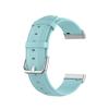 Para Fitbit versa3/versa4 pulseira de couro sense2 pulseira de nylon tela de lona tecida