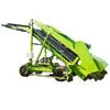 Máquina verde de almacenamiento y raspado con altura ajustable, elevación hidráulica, cortacésped de pastizales, coche raspador de forraje para sótano subterráneo