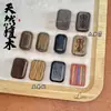 Sándalo Natural Árbol de Ágar Talismán Tai Sui Cuentas de Cinco Sutras Pulsera DIY Accesorios para Collares Venta al por Mayor