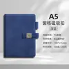 Caderno A5 Padrão Vitral, Personalizável com Logo, Capa de Couro Grosso Macio, Caderno de Anotações para Reuniões, Capa de Empresa