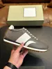 Zapatillas casuales retro de retazos de cuero genuino y gamuza para hombre, estilo transfronterizo TF, diseño de bloques de color blanco y negro, suela de goma, modelo versátil