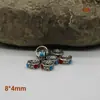 Fornecimento Direto da Fábrica de Contas Espaçadoras Xizang de Liga de Prata com Gotejamento de Óleo, Acessórios Bodhi Estrela e Lua, Acessórios para Joias DIY Atacado