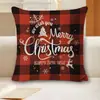 26 Estilo Novo Árvore de Natal Múltiplos Estilos Capa de Almofada Ano Novo Capa de Almofada Árvore de Natal Alce Floco de Neve Almofada Atacado