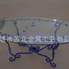 Mesa de Hierro Forjado Estilo Europeo Subei Villa con Acabado Envejecido Artesanía en Metal Mesa para Hogar Restaurante Mesa de Hierro Forjado