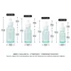 Botella dispensadora de aceites esenciales personalizada de 10/15 ml, Botella de vidrio para líquidos de esencia, Botella de hidrosol de pequeña capacidad, Botella de muestra con gotero