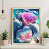Mosaico Diamante Transfronterizo Paisaje Amor Playa Pintura Decorativa Directo de Fábrica Hecho a Mano Diamante Redondo Diamante Completo Nueva Venta Caliente